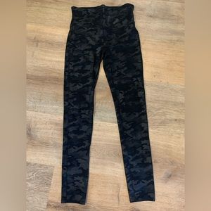 Spanx Camo Faux Leather Legging
